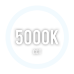 5000K